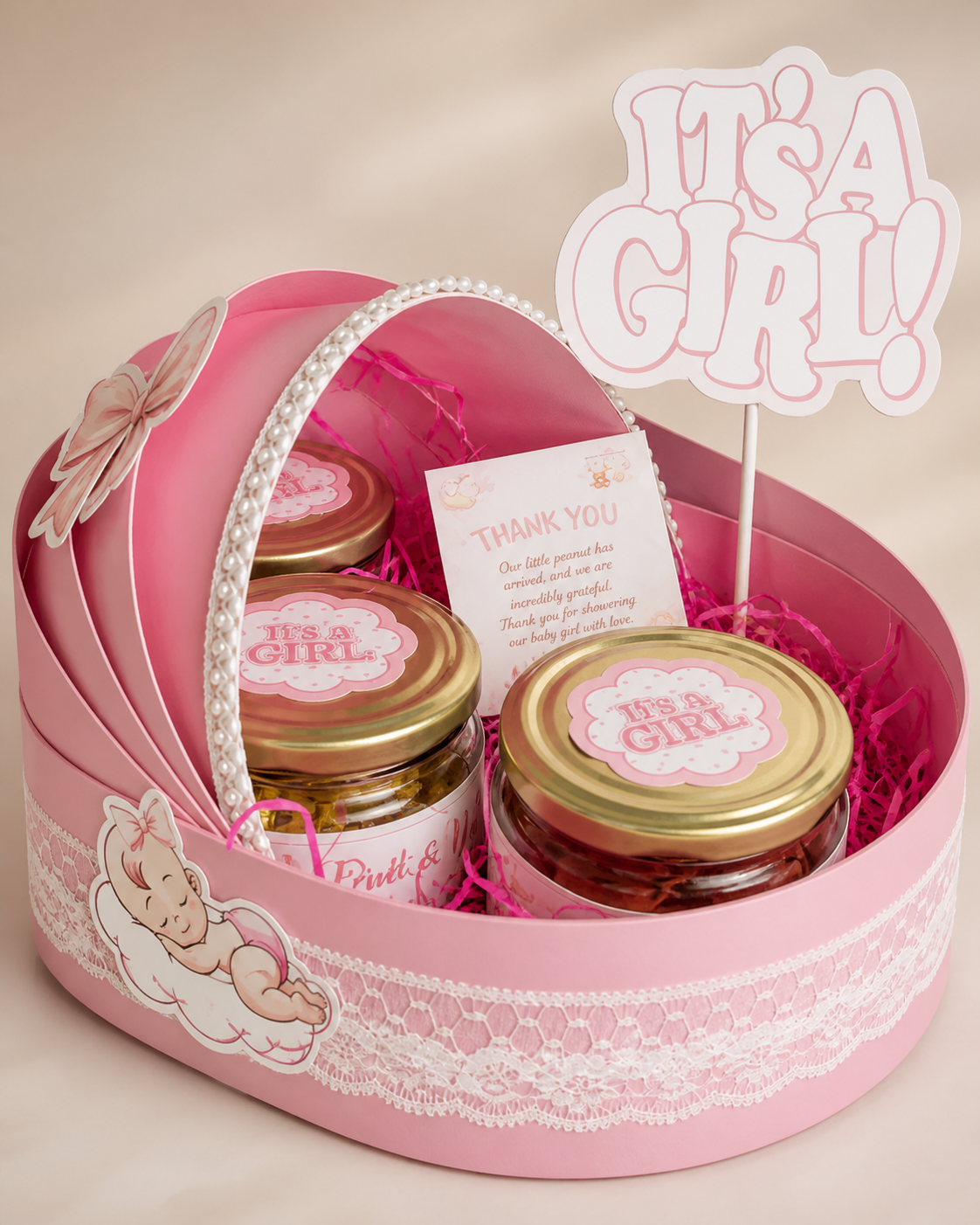 Chic Cradle Delights for a Baby Girl